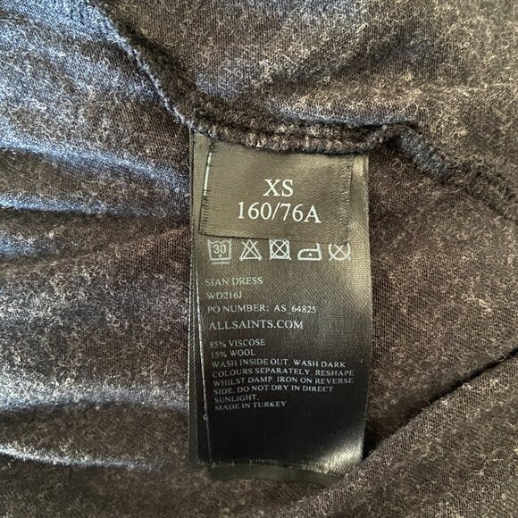 All Saints Sian Long Sleeve Dress - Picture 4 of 6
